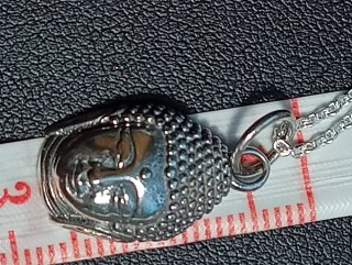 Colgante Buda Plata de Ley y cadena de 40 cm