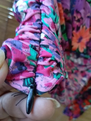 Blusa floral multicolor talla única