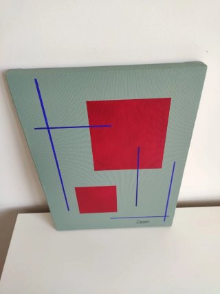 Cuadro moderno artista asturiana