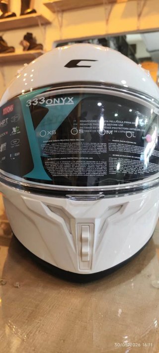 Casco CGM 333A Onyx Blanco brillo