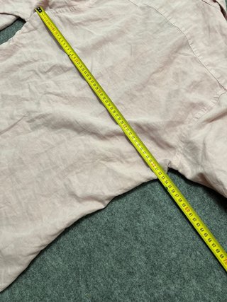 Camisa Scotta Lino Rosa Talla M