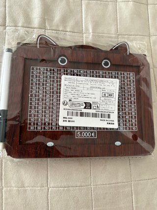 Hucha madera 5000 euros