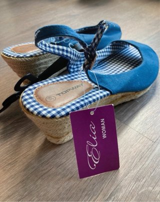 Alpargatas Elia Azul Talla 39
