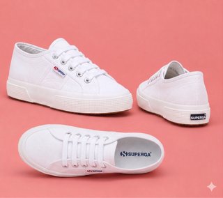 Superga Tela Blancas T36