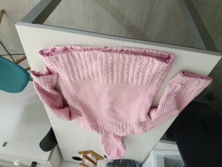 Chaqueta rosa acolchada mujer talla XL, capucha