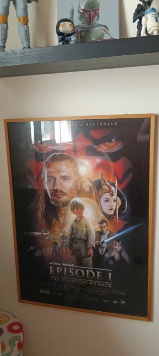 Póster Star Wars Episodio I Enmarcado