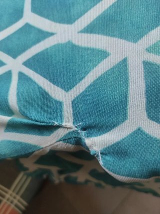 2 colchonetas de tela con estampado