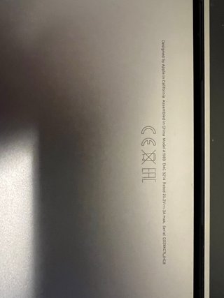 Macbook Pro 13” A1989 Plata