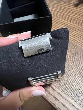 Reloj Calvin Klein Plata y Negro