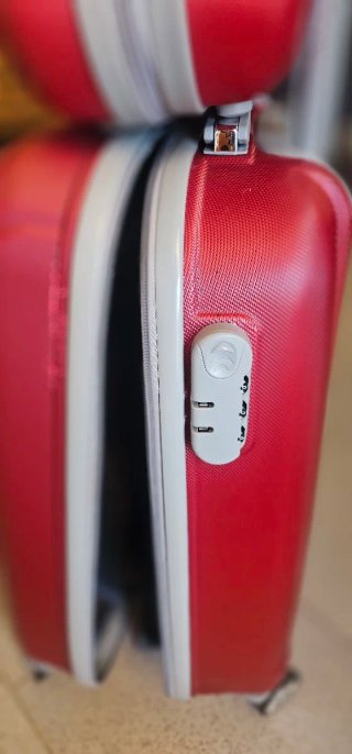 Conjunto Maleta Cabina + Neceser DESSY travel Rojo