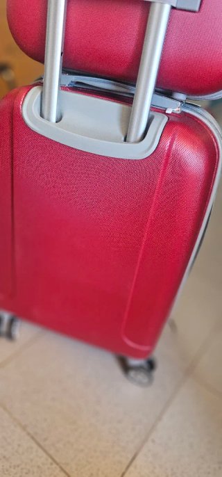 Conjunto Maleta Cabina + Neceser DESSY travel Rojo