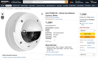 Cámara IP Axis P3384-VE Profesional