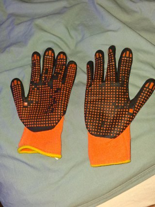 Guantes de trabajo ISSALINE Naranja Talla 8