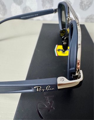 Gafas Ray-Ban Ferrari Plata y Negro