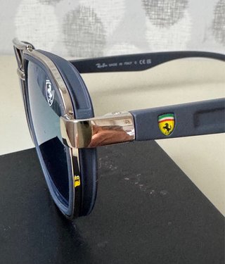 Gafas Ray-Ban Ferrari Plata y Negro