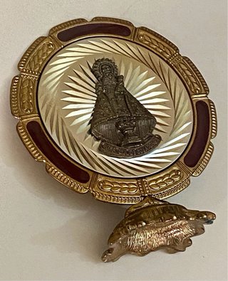 Figura Antigua Virgen de Covadonga.  Colecionistas