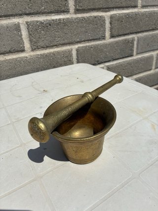 Mortaio in bronzo da collezione