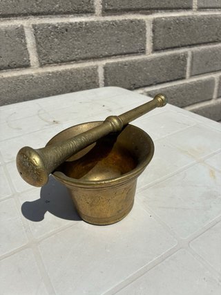 Mortaio in bronzo da collezione