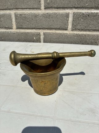 Mortaio in bronzo da collezione