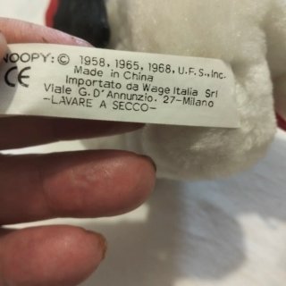 Peluche Snoopy vintage
