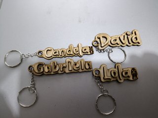 Llaveros Madera MDF Personalizados
