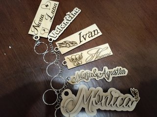 Llaveros Madera MDF Personalizados