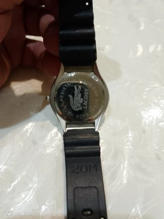 Orologio Lacoste Quartz Coccodrillo Nero
