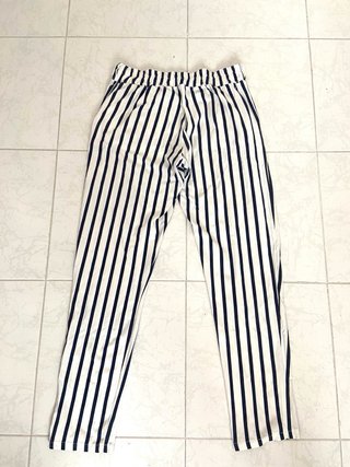 Pantalones de rayas mujer