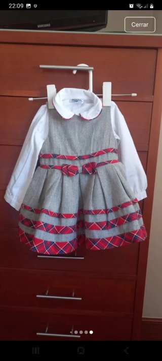 Conjunto camisa y pichi niña