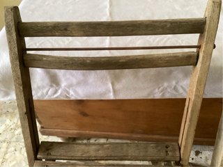 2 Sillas Plegables Madera Antiguas