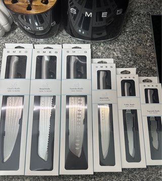 Conjunto Facas Smeg Chef 6 Peças