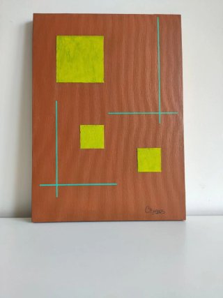 Cuadro moderno artista local
