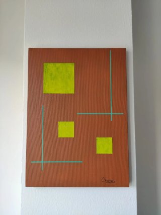 Cuadro moderno artista local