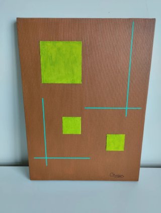 Cuadro moderno artista local