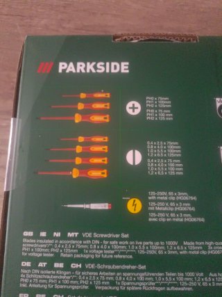Set 7 Destornilladores VDE Parkside