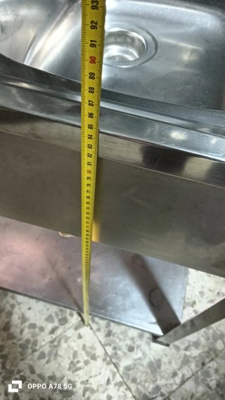 Fregadero Teka   120x50cm con balda  inox debajo