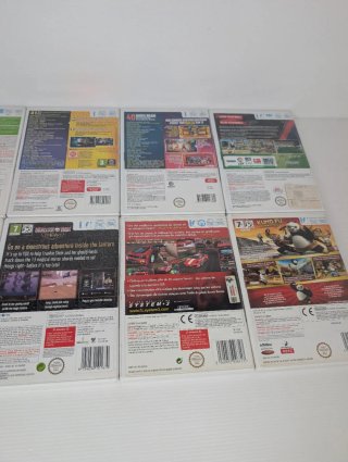 Lotto 10 giochi Nintendo Wii assortiti