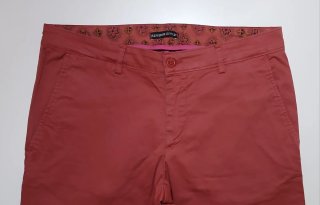 Pantaloni Uomo Chino Reverse Style Tg 46 Rossi
