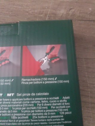 Set Sacabocados y Alicate para Ojales Parkside