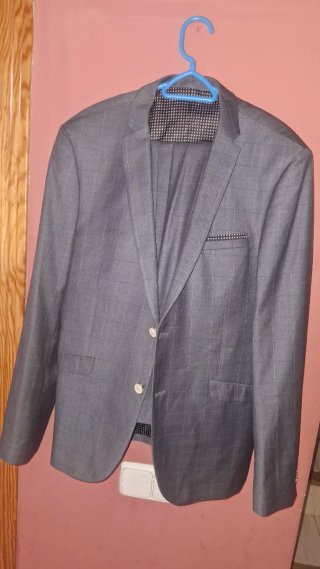 Traje completo gris