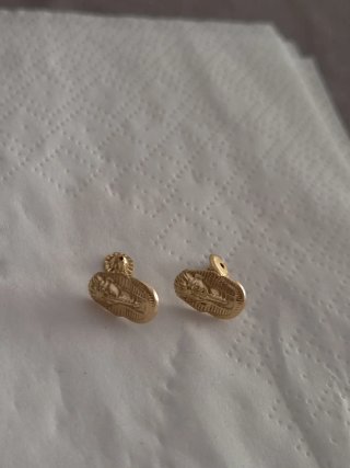 Pendientes oro 18k Faraón