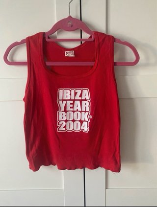 Camiseta Ibiza Year Book 2004 Roja Talla S