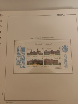 Album di Francobolli Casa Real Filabo