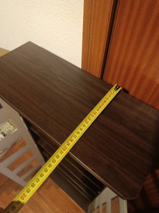 Mueble expositor CD/DVD cristal y madera
