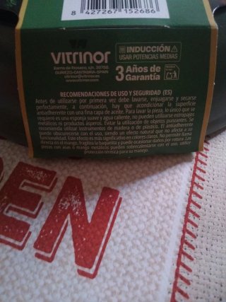 Sartén Magefesa Vitrinor Acero Forjado Ø24.Nueva