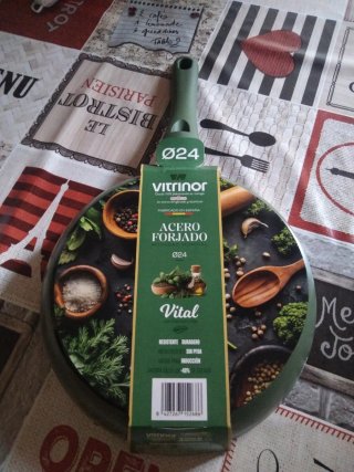 Sartén Magefesa Vitrinor Acero Forjado Ø24.Nueva