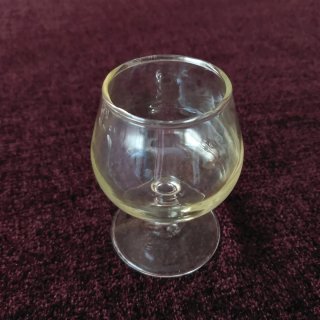 Lote 4 copas cristal pequeñas vintage