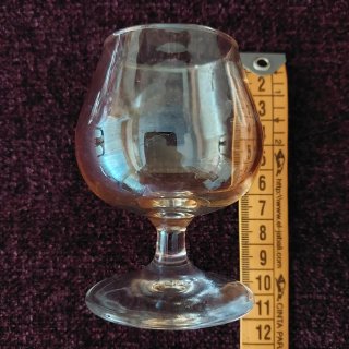 Lote 4 copas cristal pequeñas vintage
