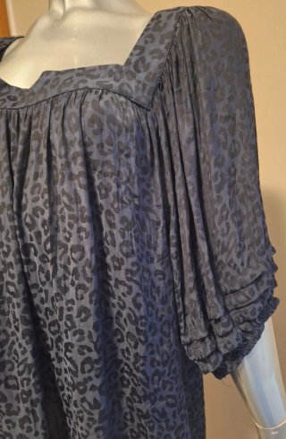 Camicetta donna fantasia leopardata