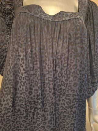 Camicetta donna fantasia leopardata